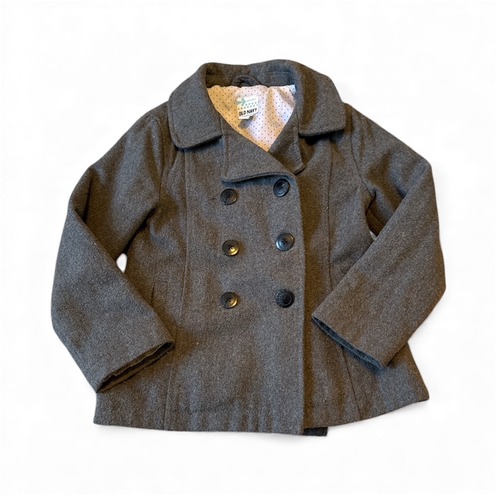Old Navy Charcoal Kids Pea Coat